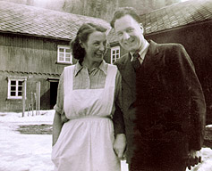 Johanne and Arne Sæter 1947